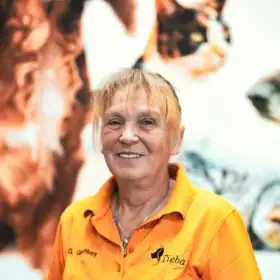 Porträt von Frau Gueffroy aus Abholung und Kundenkontakt